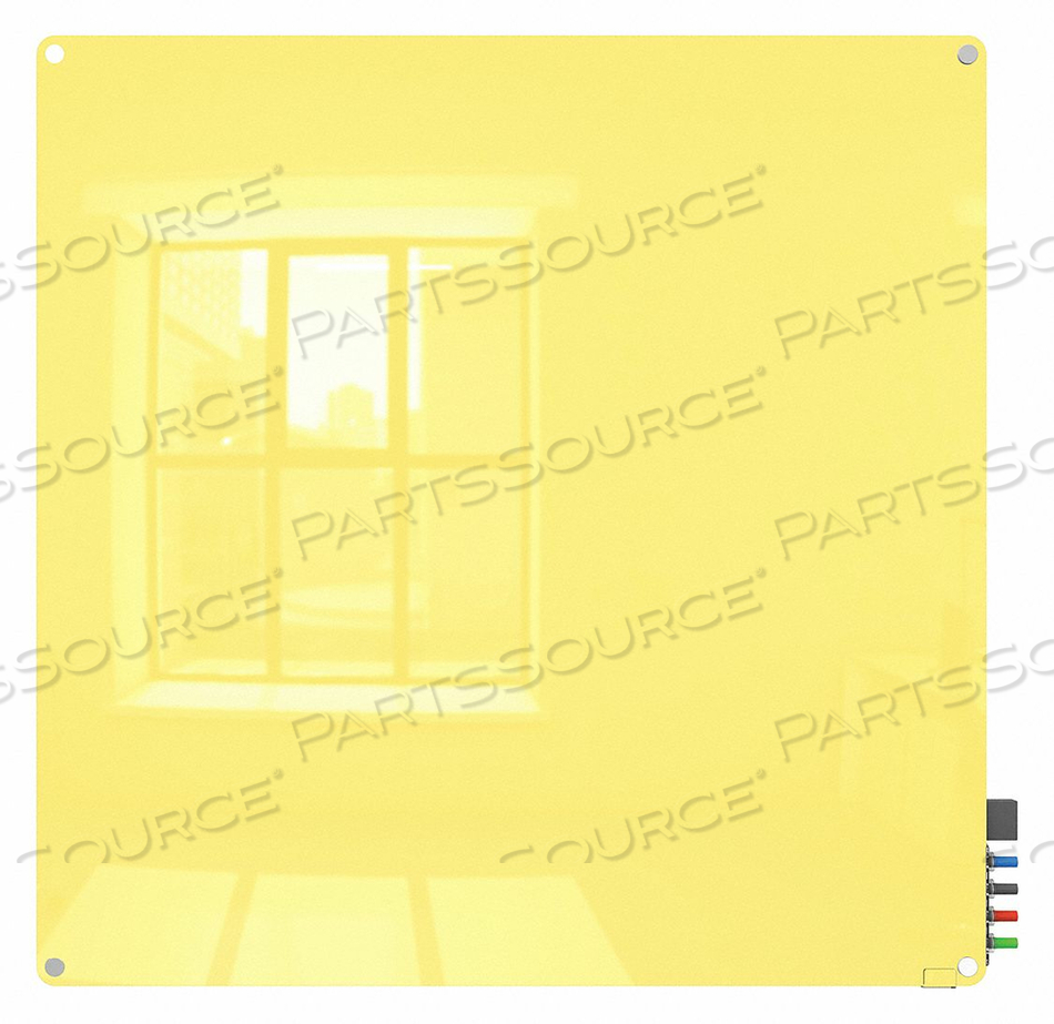 DRY ERASE BOARD NON-MAGNETIC GLASS 48 W by Ghent DRY ERASE BOARD NON-MAGNETIC GLASS 48 W by Ghent