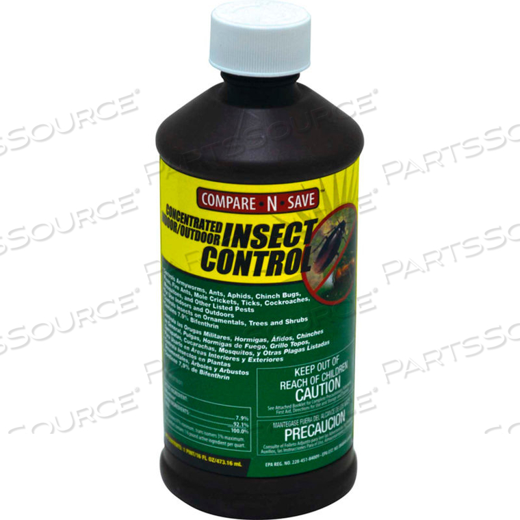 COMPARE-N-SAVE CONCENTRATE INDOOR/OUTDOOR INSECT CONTROL, 32 OZ. BOTTLE by Ragan & Massey Inc.