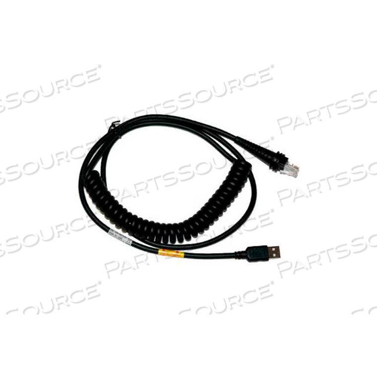 2.8M L COILED TYPE A USB CABLE FOR HONEYWELL 3820 SERIES HANDHELD BARCODE SCANNER by Honeywell