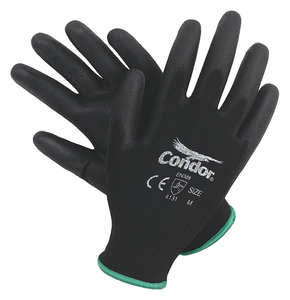G6626 COATED GLOVES POLYESTER S PR by Condor