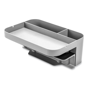 STANDING DESK LARGE DESK ORGANIZER, TWO SECTIONS, 9 X 6.17 X 3.5, GRAY by Deflecto