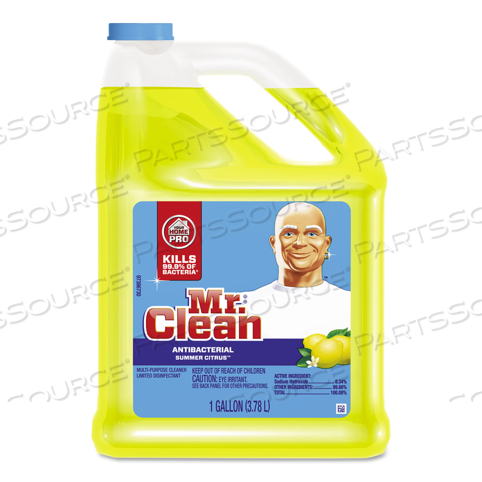 MULTI-SURFACE ANTIBACTERIAL CLEANER, SUMMER CITRUS, 1 GAL BOTTLE 