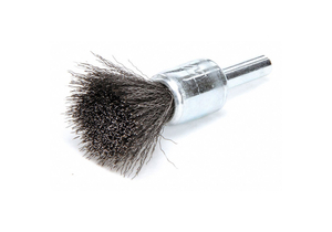 CRIMPED WIRE END BRUSH STEEL 1/2 IN. by Weiler