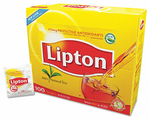 TEA BLACK TEA CAFF TEA BAGS PK100 by Lipton