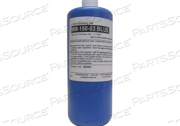 MARKING INK PIGMENT BLUE 30 TO 60 SEC by Carco