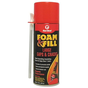 0909 RED DEVIL SPRAY FOAM SEALANT,TRIPLE EXPANDING FOAM,12 OZ by Red Devil