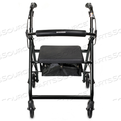 4-WHEEL ROLLATOR, BLACK by McKesson 4-WHEEL ROLLATOR, BLACK by McKesson