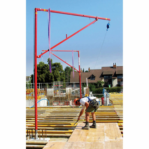 ALSIPERCHA INVERTED L FALL ARREST OVERHEAD 14'3" X 8'2", STEEL, 310LBS CAPACITY by Tie Down, Inc.