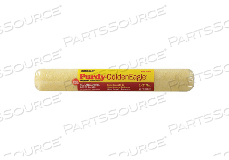 PAINT ROLLER COVER 18 IN L 1/2 IN NAP by Purdy PAINT ROLLER COVER 18 IN L 1/2 IN NAP by Purdy