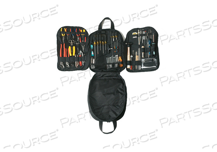 ELECTRONICS MRO TOOL KIT, 7 IN DEEP, BACKPACK CASE, BLACK by JENSEN Tools + Supply Inc. (Formerly Stanley Supply & Services) ELECTRONICS MRO TOOL KIT, 7 IN DEEP, BACKPACK CASE, BLACK by JENSEN Tools + Supply Inc. (Formerly Stanley Supply & Services)