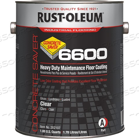 283589 RUST-OLEUM 6600 COATING, 2 GAL, DUNES TAN, GLOSS, FLOOR, 100% SOLIDS 