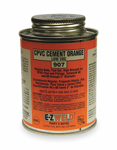 CPVC CEMENT 8 OZ ORANGE by E-Z Weld