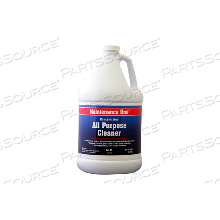 MAINTENANCE ONE CONCENTRATED ALL PURPOSE CLEANER, 1 GALLON BOTTLE by General Paint And Manufacturing