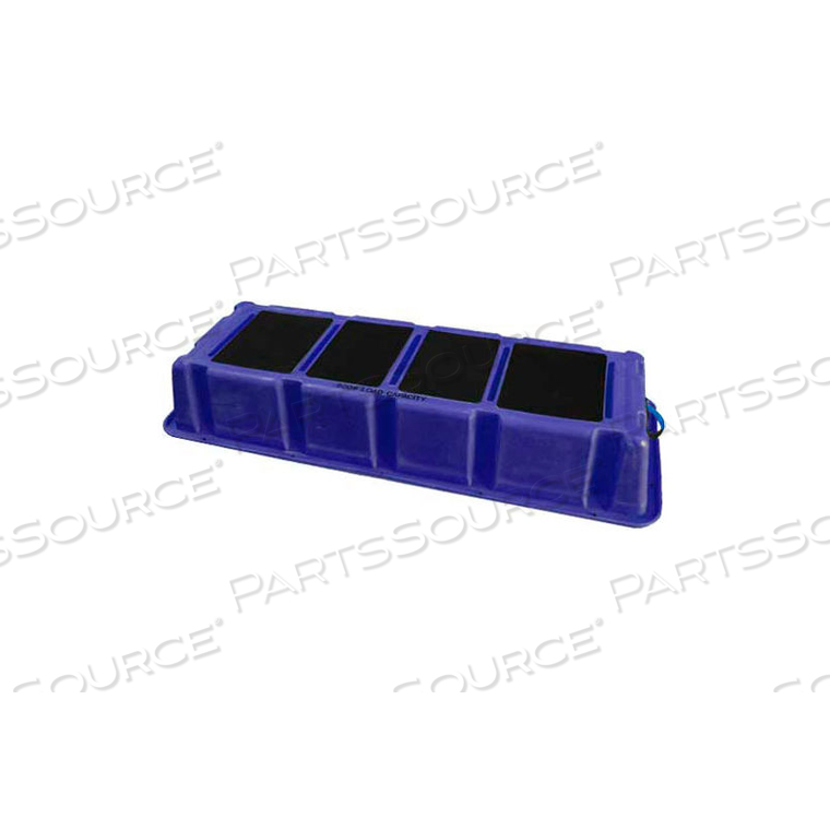 1 STEP PLASTIC STEP STAND LONG - BLUE 66-1/2"W X 26-1/2"D X 10"H by US Roto Molding 1 STEP PLASTIC STEP STAND LONG - BLUE 66-1/2"W X 26-1/2"D X 10"H by US Roto Molding