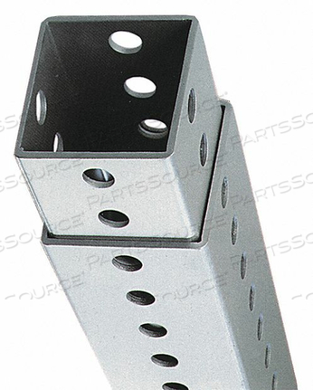 4'-8' GALVANIZED STEEL TELESCOPIC 2" SQUARE POST by Dogipot 4'-8' GALVANIZED STEEL TELESCOPIC 2" SQUARE POST by Dogipot