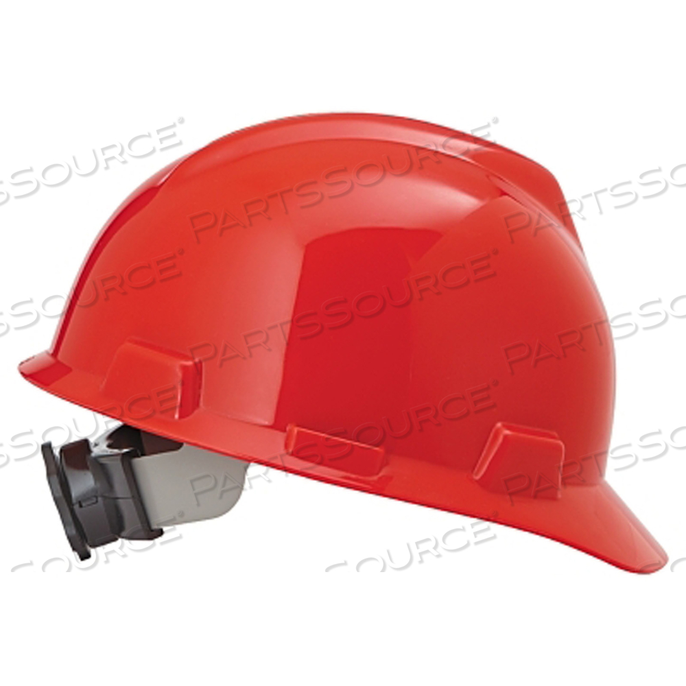 V-GARD PROTECTIVE CAP, FAS-TRAC RATCHET, SLOTTED, RED by MSA Safety Sales, LLC