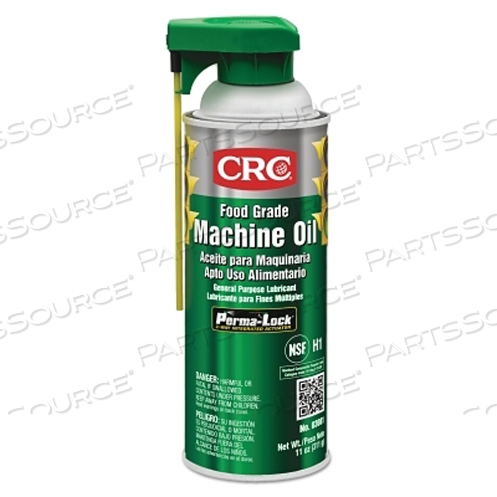 FOOD GRADE MACHINE OIL - 16 OZ - AEROSOL CAN by CRC Industries FOOD GRADE MACHINE OIL - 16 OZ - AEROSOL CAN by CRC Industries