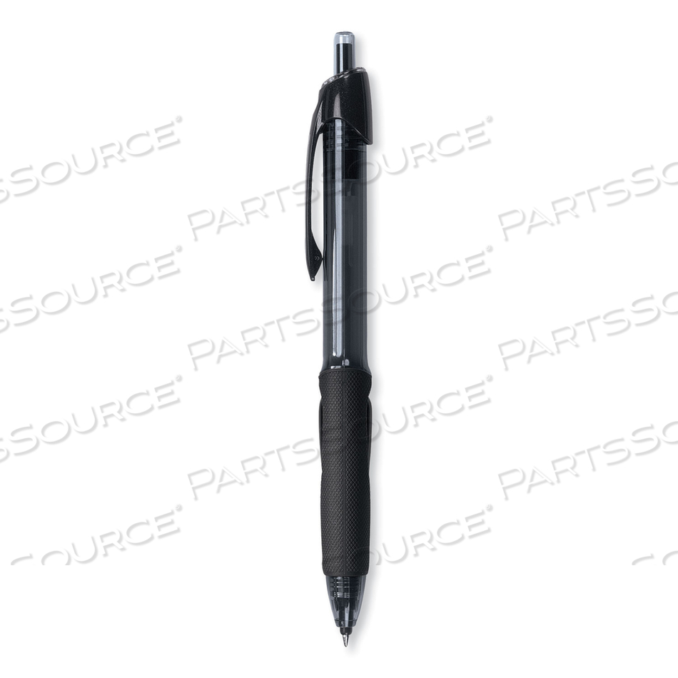 POWER TANK RT BALLPOINT PEN, RETRACTABLE, BOLD 1 MM, BLACK INK, SMOKE/BLACK BARREL by Uni-Ball POWER TANK RT BALLPOINT PEN, RETRACTABLE, BOLD 1 MM, BLACK INK, SMOKE/BLACK BARREL by Uni-Ball