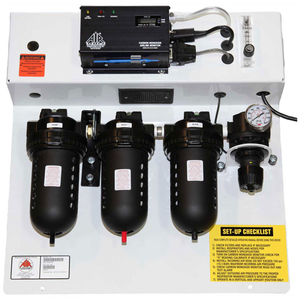 100 CFM GRADE-D BREATHING AIR PANEL, 4 OUTLETS, SCHRADER FITTING, BB100-COPM by Air Systems International 100 CFM GRADE-D BREATHING AIR PANEL, 4 OUTLETS, SCHRADER FITTING, BB100-COPM by Air Systems International