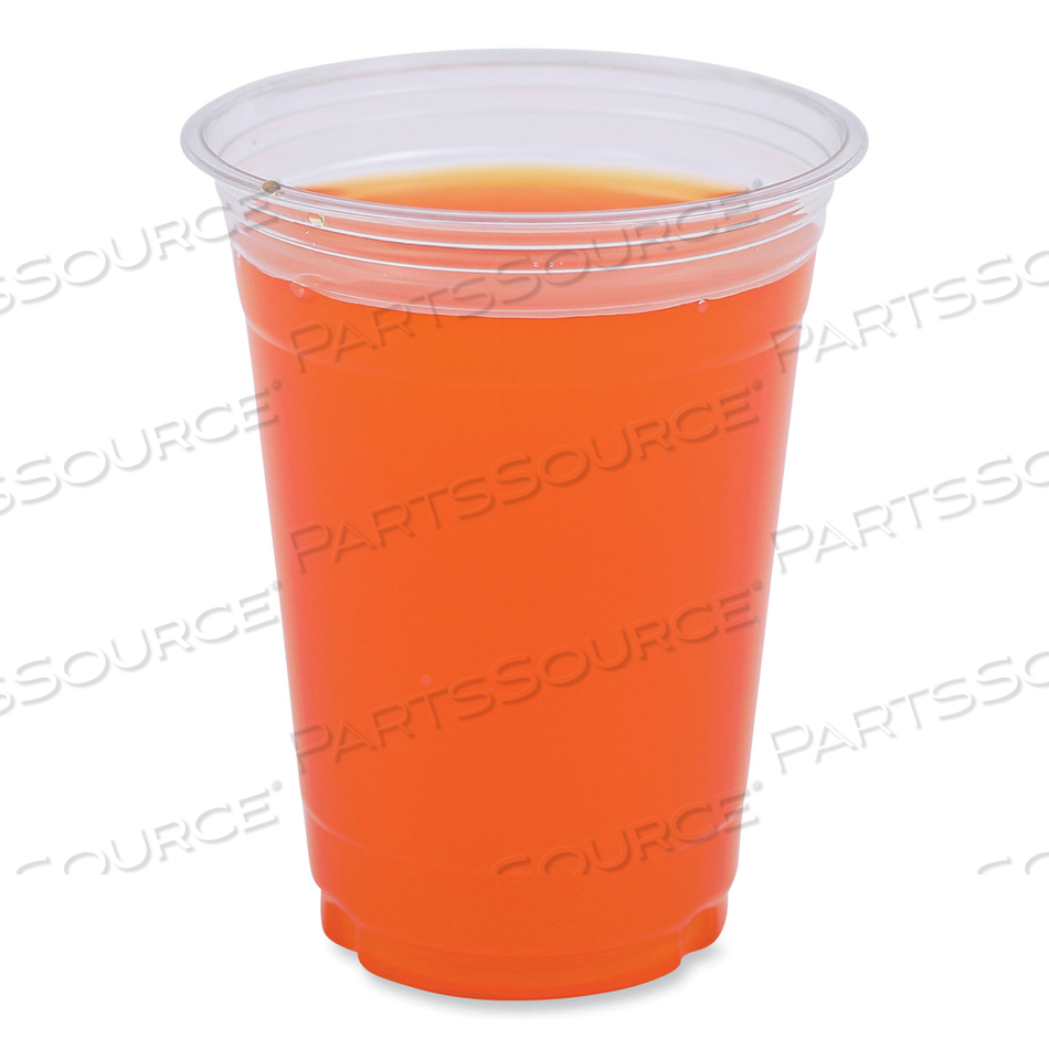 CLEAR PLASTIC COLD CUPS, 16 OZ, PET, 50 CUPS/SLEEVE by Boardwalk CLEAR PLASTIC COLD CUPS, 16 OZ, PET, 50 CUPS/SLEEVE by Boardwalk