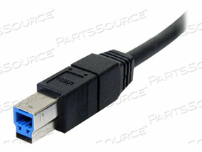 10 FT BLACK SUPERSPEED USB 3.0 CABLE A TO B - M/M by StarTech.com Ltd.
