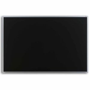 72"X 48" BLACK COMPOSITION CHALKBOARD, ALUMINUM TRIM by Marsh Industries, Inc