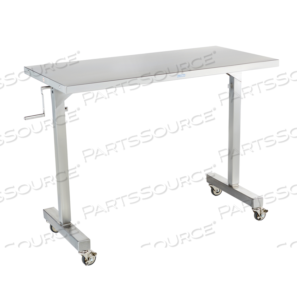 GEORGETOWN INSTRUMENT TABLE ADJ HT 48"W X (36 - 56)"H X 24"D by Blickman GEORGETOWN INSTRUMENT TABLE ADJ HT 48"W X (36 - 56)"H X 24"D by Blickman