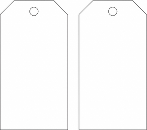 BLANK TAG POLYESTER COLORED PK25 by Brady Americas