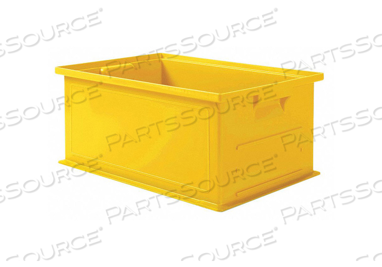 SOLID WALL STACKING CNTNER 19X13X8 YLW by SSI Schaefer