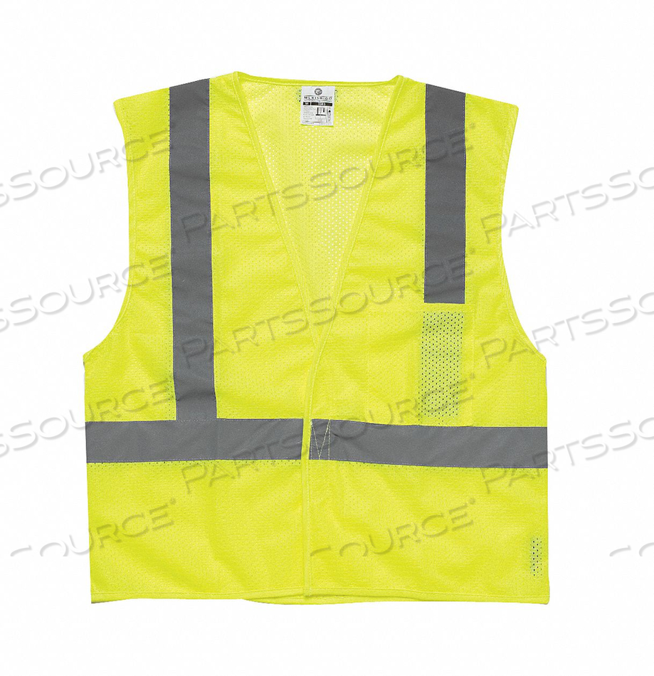 HIGH VISIBILITY VEST CLASS 2 4XL LIME by ML Kishigo