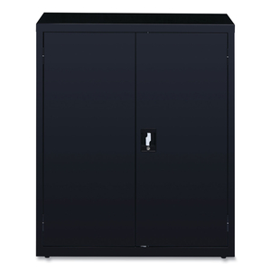 FULLY ASSEMBLED STORAGE CABINETS, 3 SHELVES, 36" X 18" X 42", BLACK by OIF