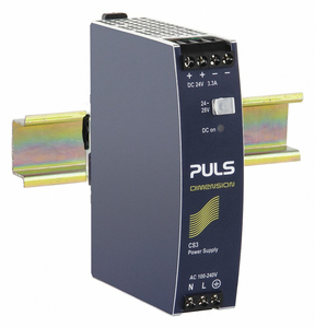 DC POWER SUPPLY METAL 24 TO 28VDC 80W by PULS