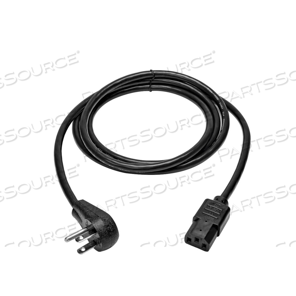 COMPUTER POWER CORD RIGHT-ANGLE 5-15P TO C13 10A 125V 18AWG 6FT by Tripp Lite