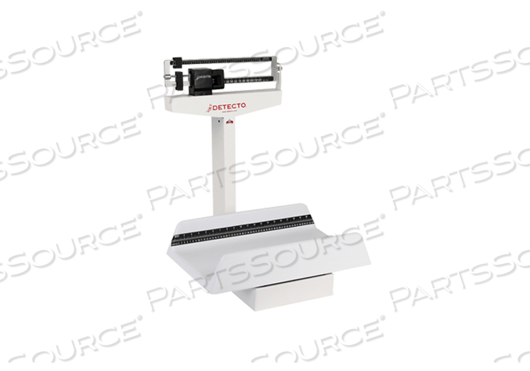 BABY SCALE, WEIGHBEAM, TRAY, 65 KG X 20 G, BASE AND COLUMN: WHITE BAKED ON, POWDER PAINTED STEEL, WEIGHING TRAY: WHITE POLYSTYRENE by Detecto Scale / Cardinal Scale BABY SCALE, WEIGHBEAM, TRAY, 65 KG X 20 G, BASE AND COLUMN: WHITE BAKED ON, POWDER PAINTED STEEL, WEIGHING TRAY: WHITE POLYSTYRENE by Detecto Scale / Cardinal Scale