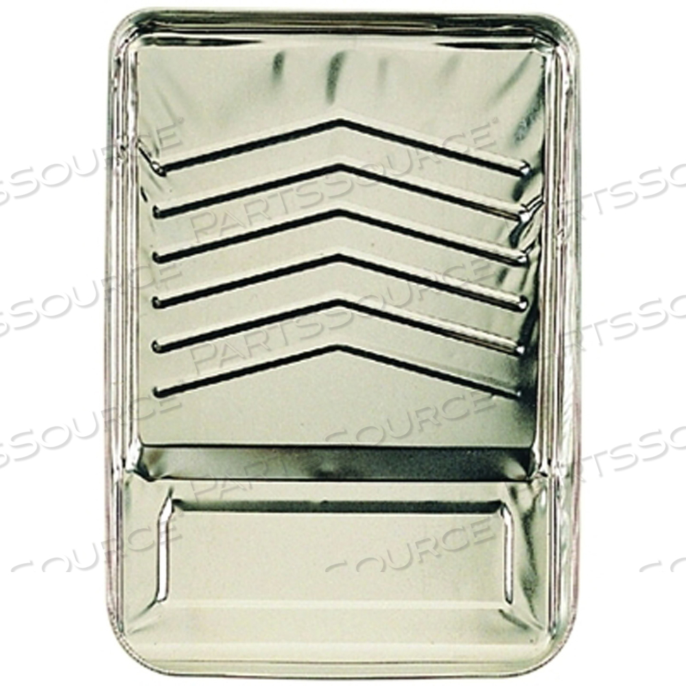 METAL PAINT TRAY, 1 QT, LADDER LOCK GRIPS, USED WITH 7 IN TO 9 IN ROLLERS by Linzer Products
