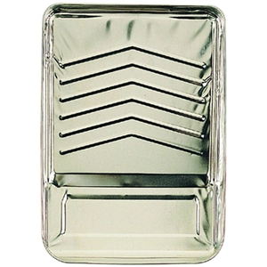 METAL PAINT TRAY, 1 QT, LADDER LOCK GRIPS, USED WITH 7 IN TO 9 IN ROLLERS by Linzer Products