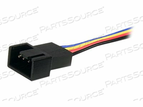 CONNECT TWO 4-PIN (PWM) FANS TO A SINGLE CONNECTOR ON THE POWER SUPPLY - 1FT CAS by StarTech.com Ltd.