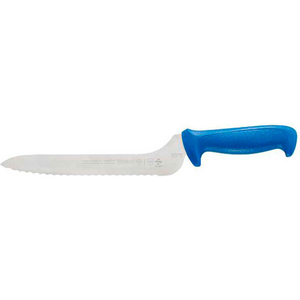 SANDWICH KNIFE WITH BLUE HANDLE, 9" OFFSET, SERRATED EDGE by Mundial Inc SANDWICH KNIFE WITH BLUE HANDLE, 9" OFFSET, SERRATED EDGE by Mundial Inc