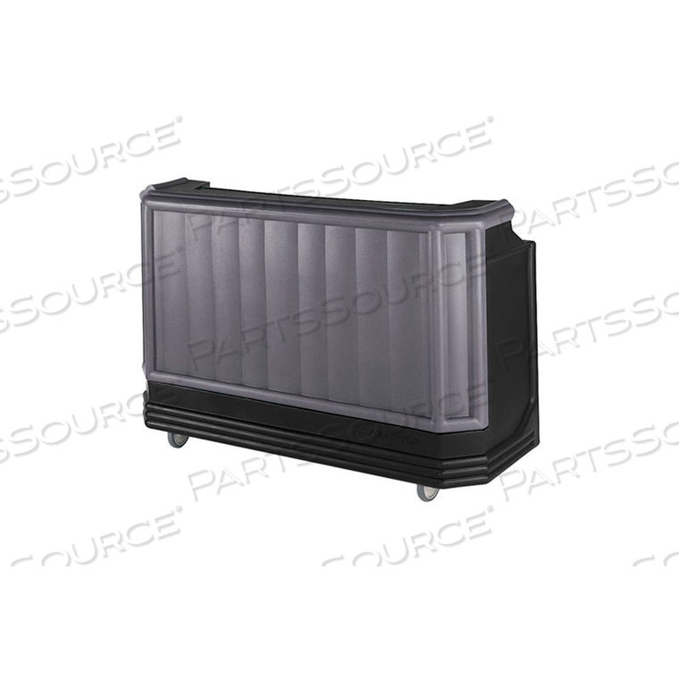 LARGE SIZE, BOTTLE SERVICE, STANDARD DECOR, GRANITE GRAY W/BLACK BASE by Cambro