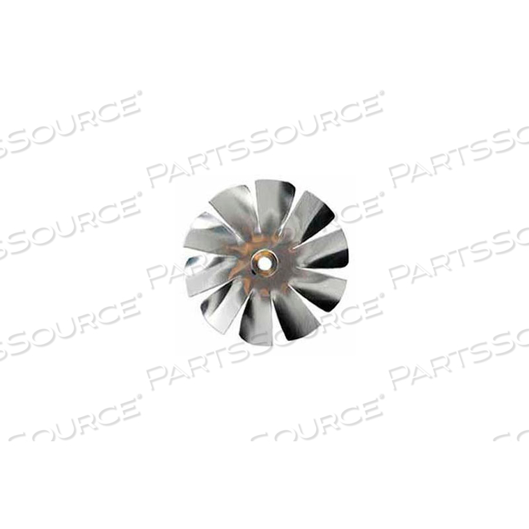 2" SMALL ALUMINUM FAN BLADE 3/16" BORE 10 BLADE - MIN QTY 9 