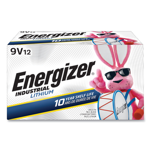 INDUSTRIAL LITHIUM 9V BATTERY, 9 V, 12/BOX by Energizer