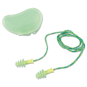 FUS30S-HP FUSION MULTIPLE-USE EARPLUGS, SMALL, 27NRR, CORDED, GN/WE by Howard Leight