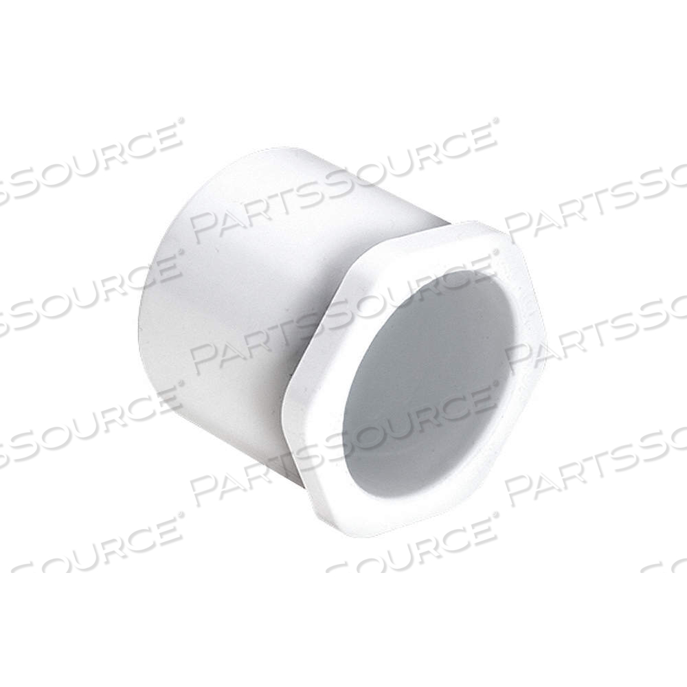 REDUCING BUSHING, SCHEDULE 40, 4 IN X 1 1/2 IN FITTING PIPE SIZE, FEMALE SOCKET X MALE SPIGOT, WHITE by Approved Vendor REDUCING BUSHING, SCHEDULE 40, 4 IN X 1 1/2 IN FITTING PIPE SIZE, FEMALE SOCKET X MALE SPIGOT, WHITE by Approved Vendor