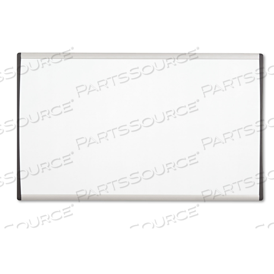 MAGNETIC DRY-ERASE BOARD, STEEL, 18 X 30, WHITE SURFACE, SILVER ALUMINUM FRAME by Quartet
