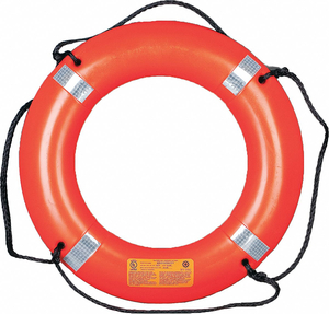 RING BUOY WITH REFLECTIVE TAPE 30 IN by Mustang Survival