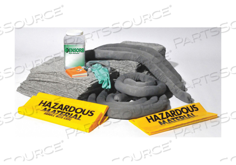 50 GALLON WHEELED SPILL REFILL KIT - UNIVERSAL by Enpac 50 GALLON WHEELED SPILL REFILL KIT - UNIVERSAL by Enpac