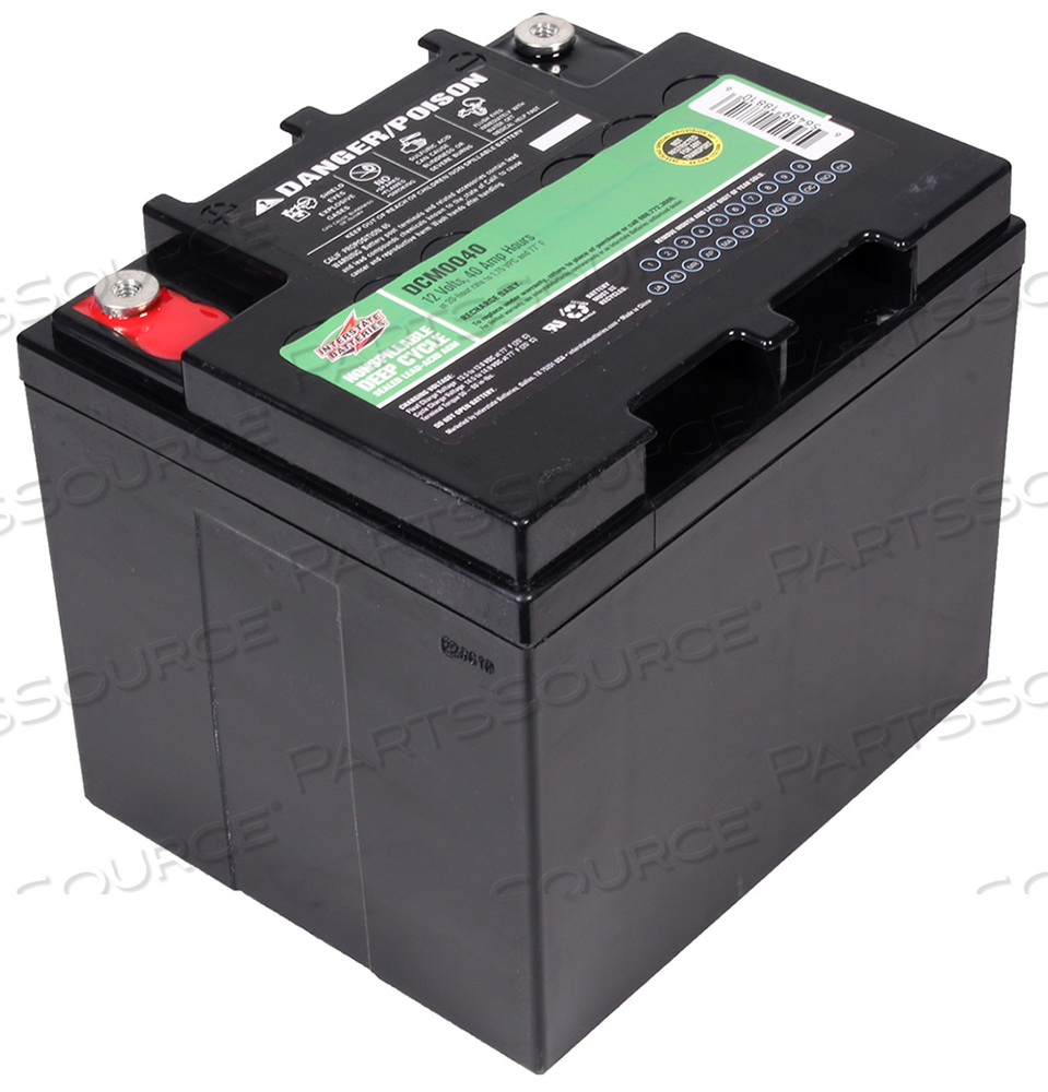 12V 40AH SLA-AGM DEEP CYCLE - INSERT TERMINAL 