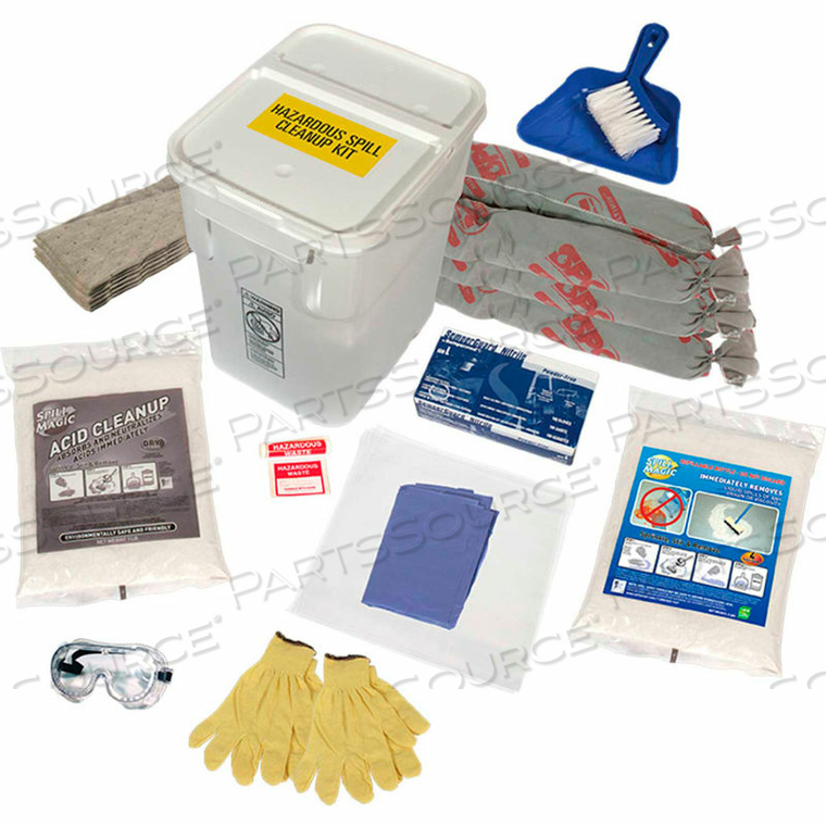 HAZMAT SPILL KIT, 13 GALLON 