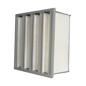 V-BANK MINIPLEAT FILTER, PLASTIC - SINGLE HEADER FRAME, MERV 14, 95% EFFICIENCY, 20X20X12 by Brookaire Company, LLC V-BANK MINIPLEAT FILTER, PLASTIC - SINGLE HEADER FRAME, MERV 14, 95% EFFICIENCY, 20X20X12 by Brookaire Company, LLC