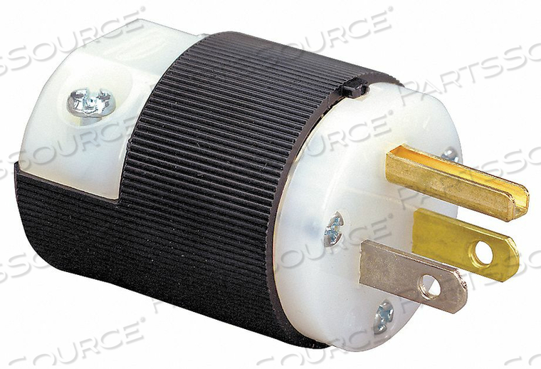 MALE CONNECTOR 125V 15 AMP by Hubbell Incorporated, Wiring Device-Kellums